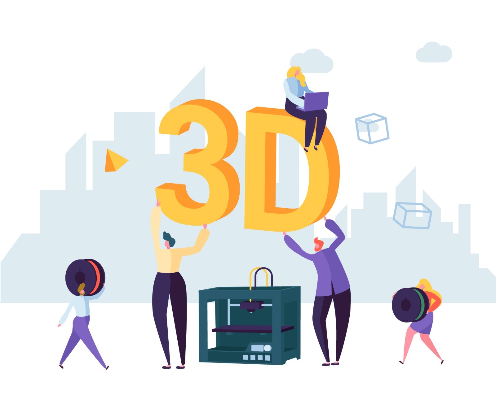 Lettrage 3D Enseigne